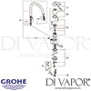 Grohe Euroeco Single-Lever Sink Mixer Tap Spares